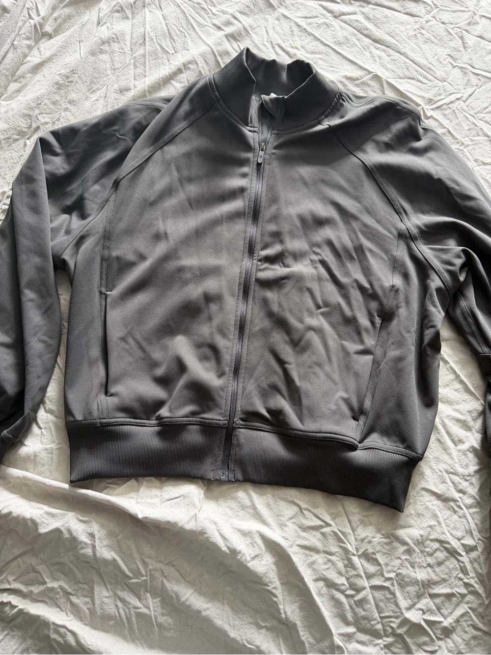 lululemon athletica Men's Charcoal Full-Zip Shirt Jacket